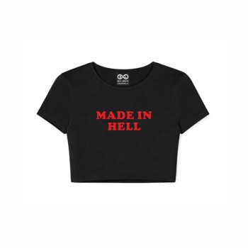 BAD IN HELL B crop top 