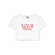If You Re Rich I M Single Crop Top