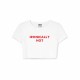 Ironically Hot Crop Top