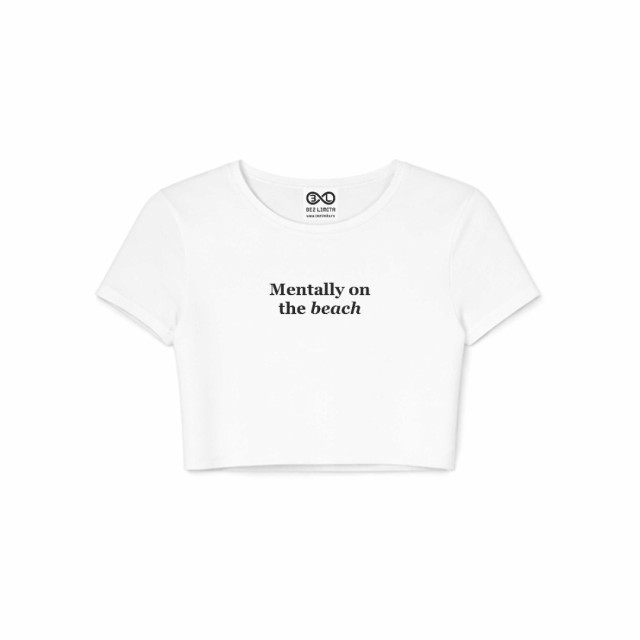 Mentally On The Beach Crop Top
