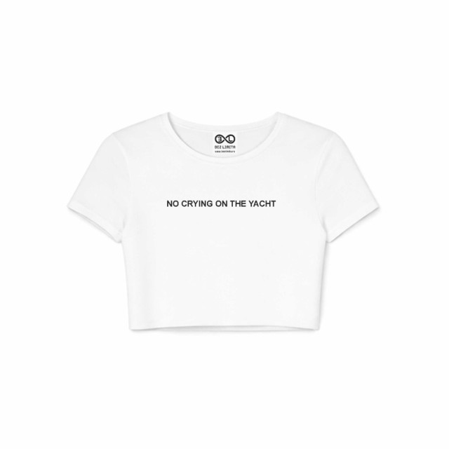 No Crying On The Yacht Crop Top