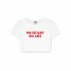 No Heart No Art Crop Top