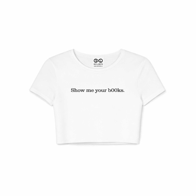 Show Me Your Books Crop Top