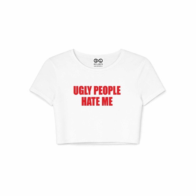 Ugly People Hate Me Crop Top
