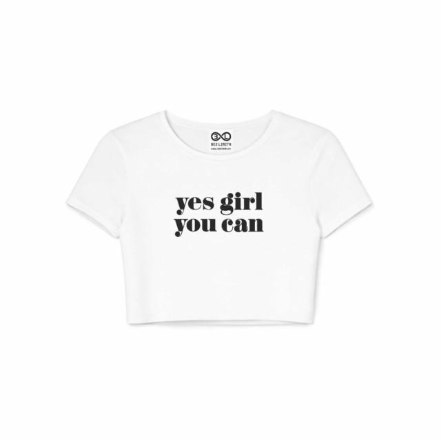 Yes Girl You Can Crop Top