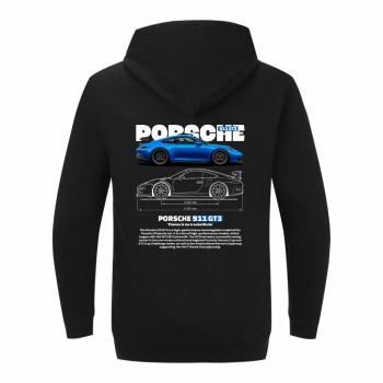 PORSCHE 911 GT3 BLUE Dukserica