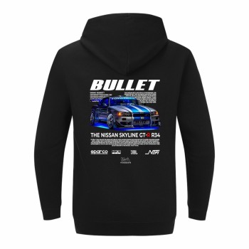 BULLET NISSAN SKYLINE R34 Dukserica