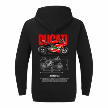 DUCATI 1199 MORE THAN RED Dukserica