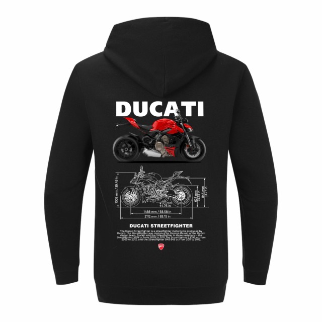 Ducati Streetfighter Red Dukserica Ducati Streetfighter Red Dukserica