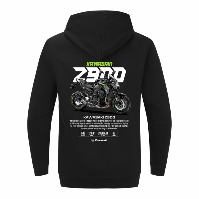 Kawasaki Z900 Green Dukserica