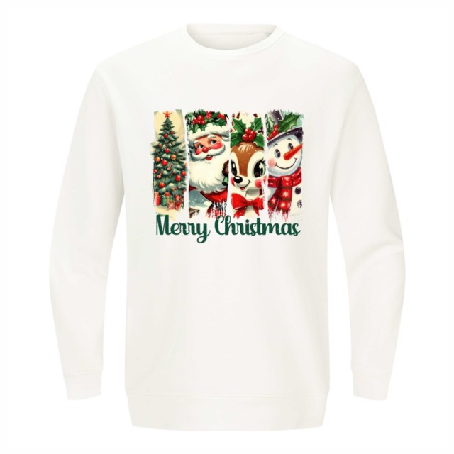 Merry Christmas Retro Beli Duks