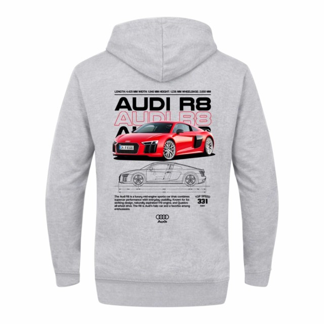 Audi R8 Red Dukserica Audi R8 Red Dukserica