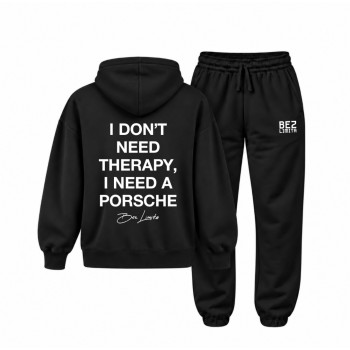 I DON‘T NEED THERAPY, A NEED PORSCHE OVERSIZE DUKS I OVERZISE TRENERKA I DON‘T NEED THERAPY, A NEED PORSCHE OVERSIZE DUKS I OVERZISE TRENERKA
