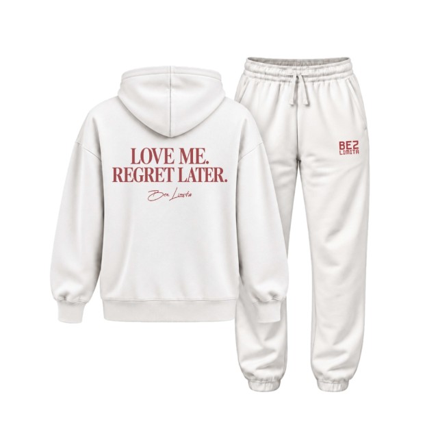 Love Me. Regret Later. Oversize Duks I Overzise Trenerka Love Me. Regret Later. Oversize Duks I Overzise Trenerka