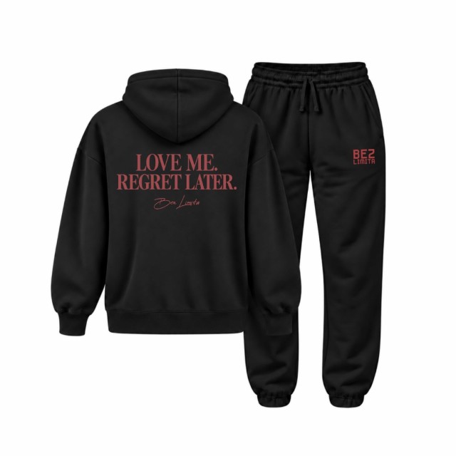 Love Me. Regret Later. Oversize Duks I Overzise Trenerka Love Me. Regret Later. Oversize Duks I Overzise Trenerka