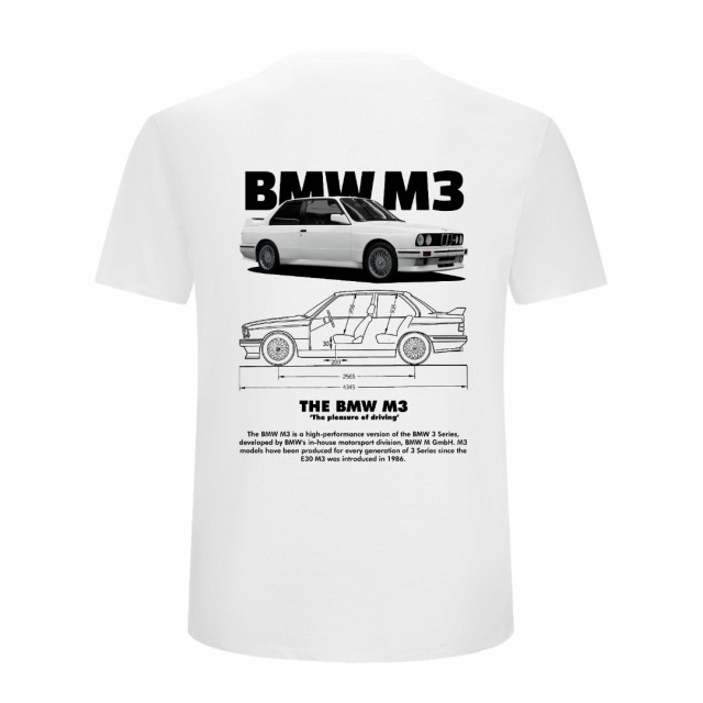Bmw M3 High- Performance White Majica Bmw M3 High- Performance White Majica