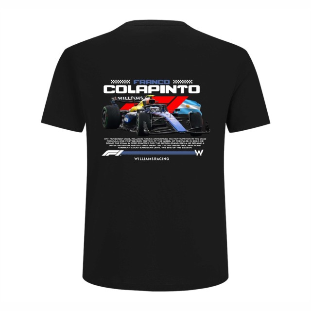 Franco Colapinto Williams Racing Majica Franco Colapinto Williams Racing Majica