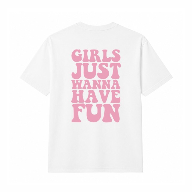 Girls Just Wanna Have Fun Oversize Majica