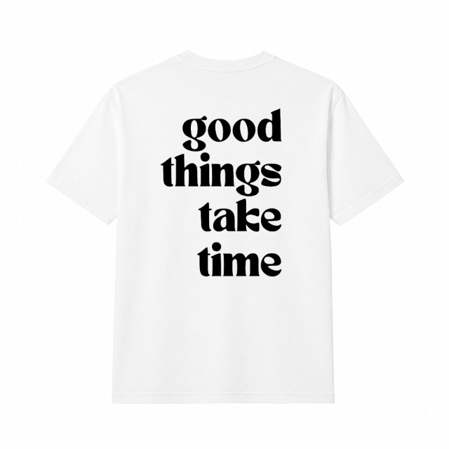 Good Things Take Time Oversize Majica
