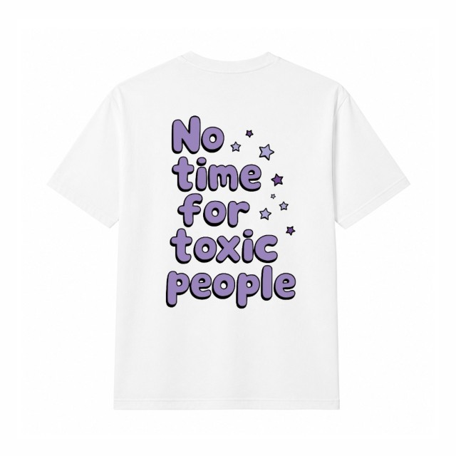 No Time For Toxic People Oversize Majica No Time For Toxic People Oversize Majica