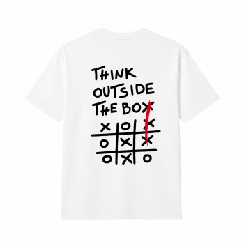 THINK OUTSIDE THE BOX Oversize Majica