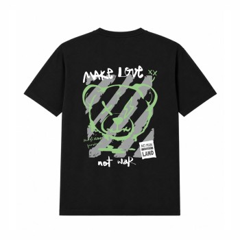 MAKE LOVE NOT WAR Oversize Majica