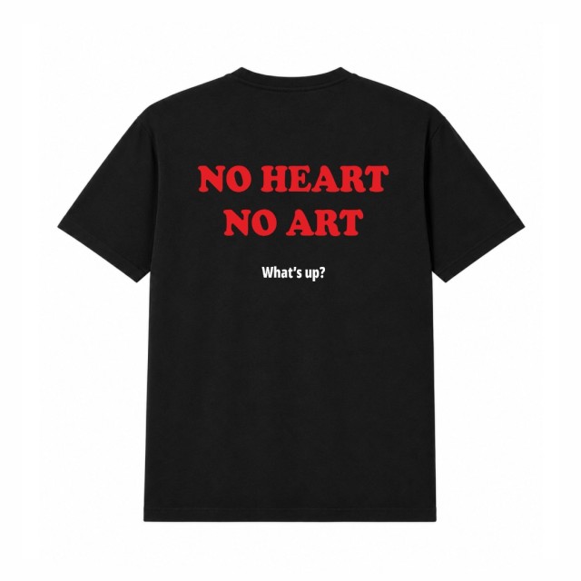 No Heart No Art Oversize Majica