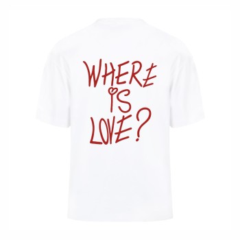 WHERE IS LOVE Oversize Majica