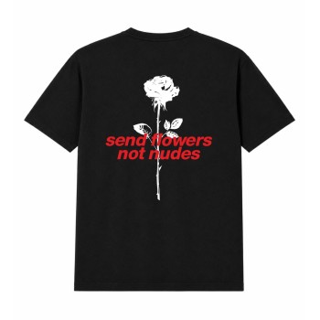 SEND FLOWERS NOT NUDES Oversize Majica