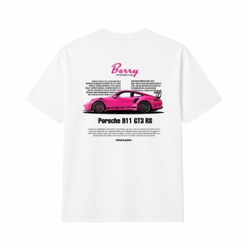 PORSCHE PINK BERRY EDITION Oversize Majica