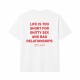 Life Is Too Short Oversize Majica Life Is Too Short Oversize Majica
