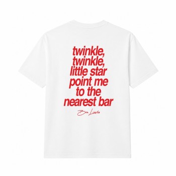 TWINKLE, TWINKLE, LITTLE STAR POINT ME TO THE NEAREST BAR Oversize Majica