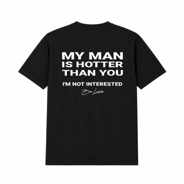 My Man Is Hotter Than You Oversize Majica My Man Is Hotter Than You Oversize Majica