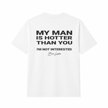 MY MAN IS HOTTER THAN YOU Oversize Majica MY MAN IS HOTTER THAN YOU Oversize Majica