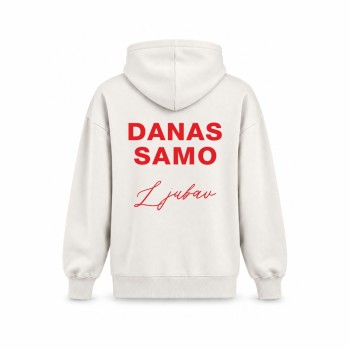 DANAS SAMO LJUBAV OVERSIZE DUKSERICA