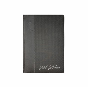 DELUX B5 rokovnik crni