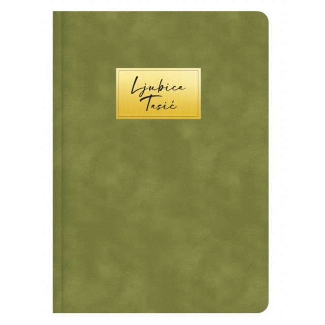 Flock A5 Rokovnik Plišani Zeleni