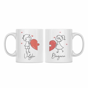 ŠOLJE ZA PAROVE SA IMENIMA